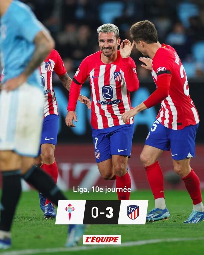 韩国翻盘阿森纳，格列兹曼制霸全场